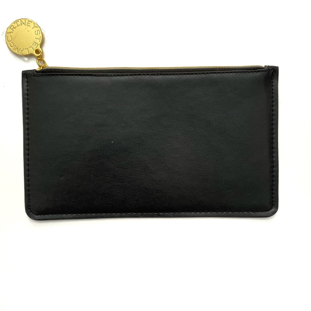 Stella McCartney Black Leather Clutch